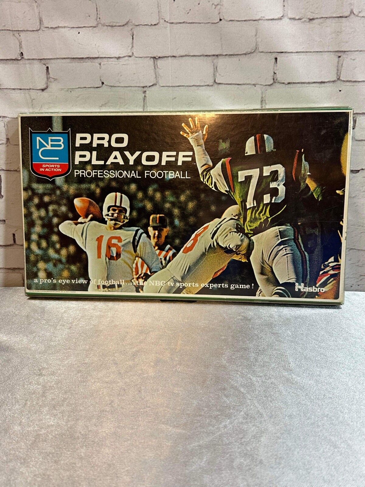 Vintage Toy Hasbro 4105 PRO PLAYOFF Professional Football NBC Board Game VGM