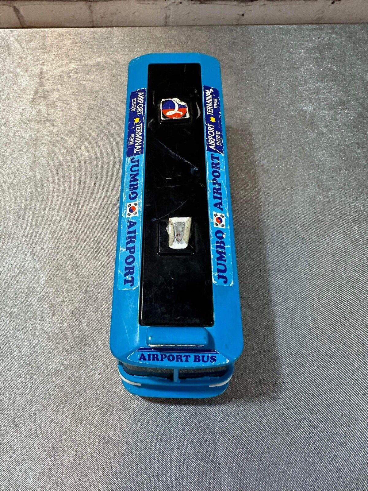 Vintage Korean Jumbo Air Airport Toy Bus VCTY