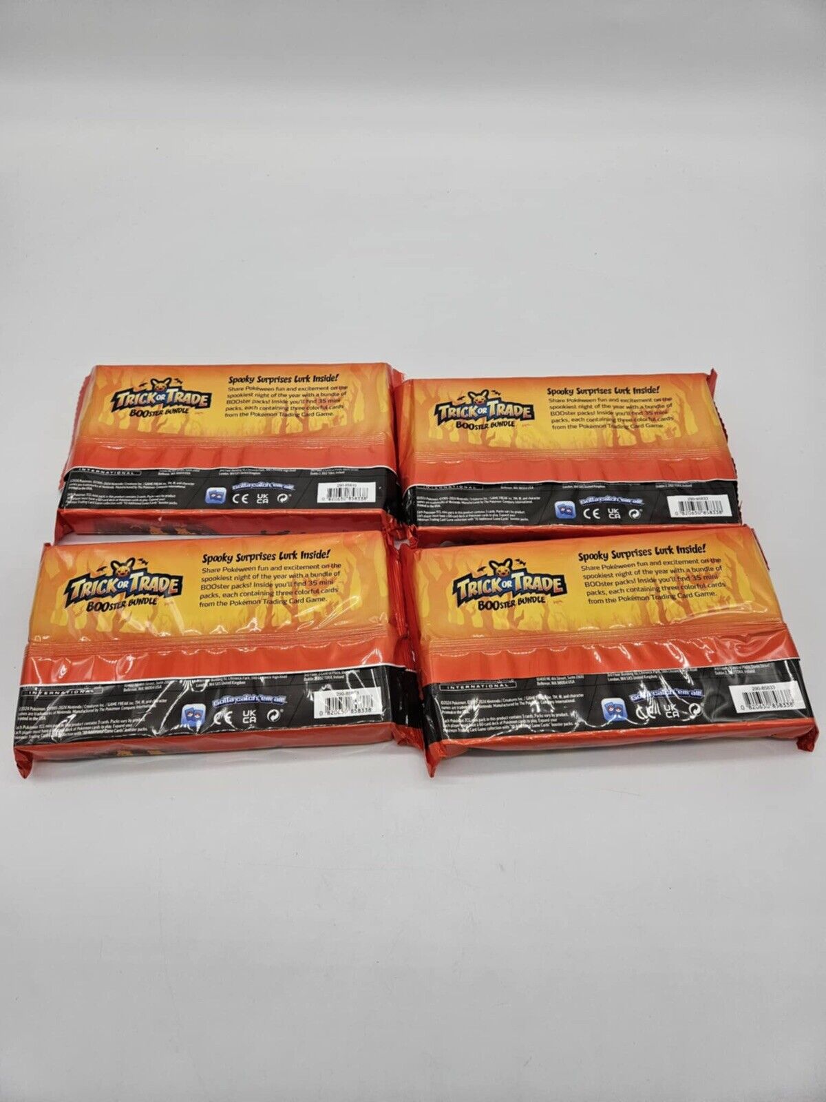2024 Trick or Trade BOOster Bundle Halloween Packs Pokemon TCG New (4 Packs)!