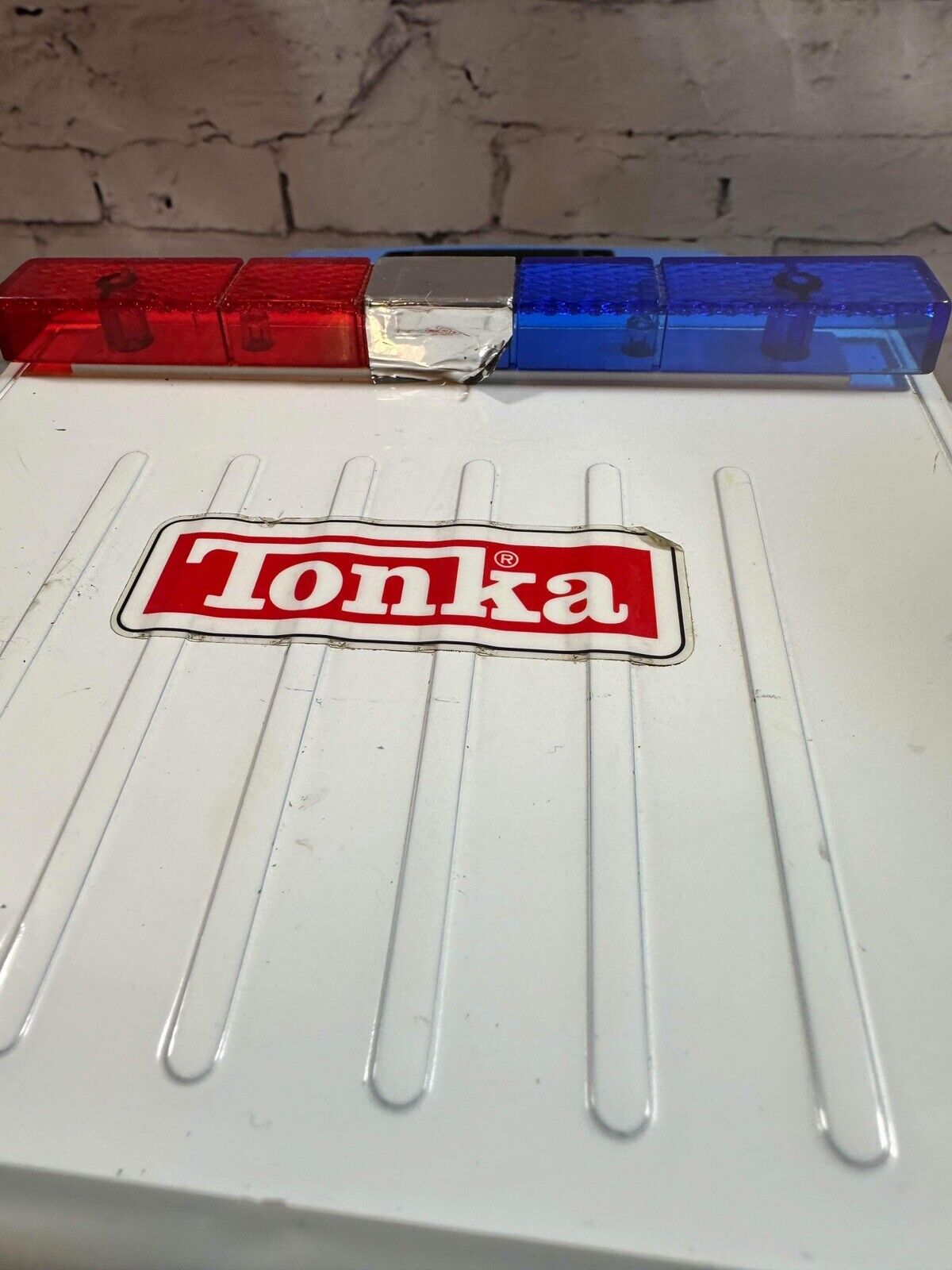 13-1/2" Tonka Police H2 Hummer Hasbro 2004 Rare Early Model *WORKING* VTY