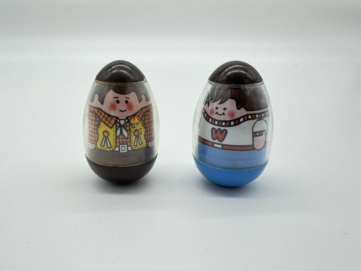 Vintage 1973 Set of 2 Weebles Boy’s