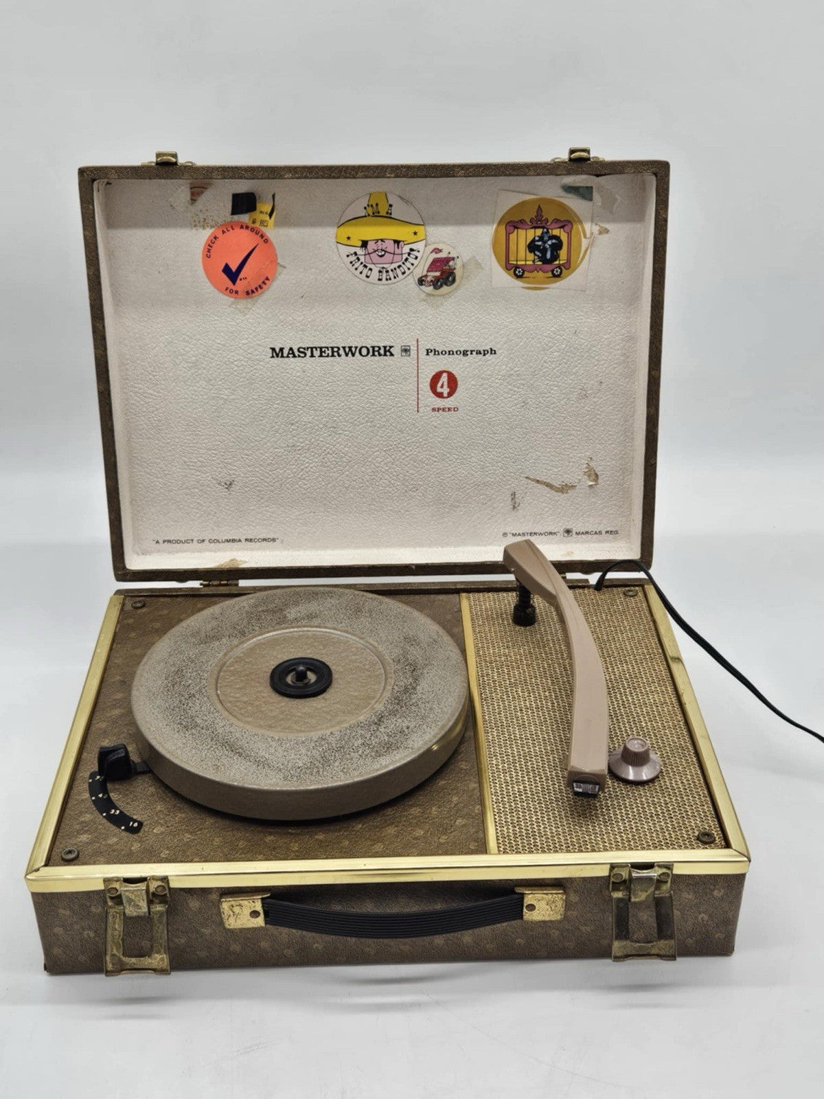 Vintage Masterwork 4 Speed Photograph! Works!