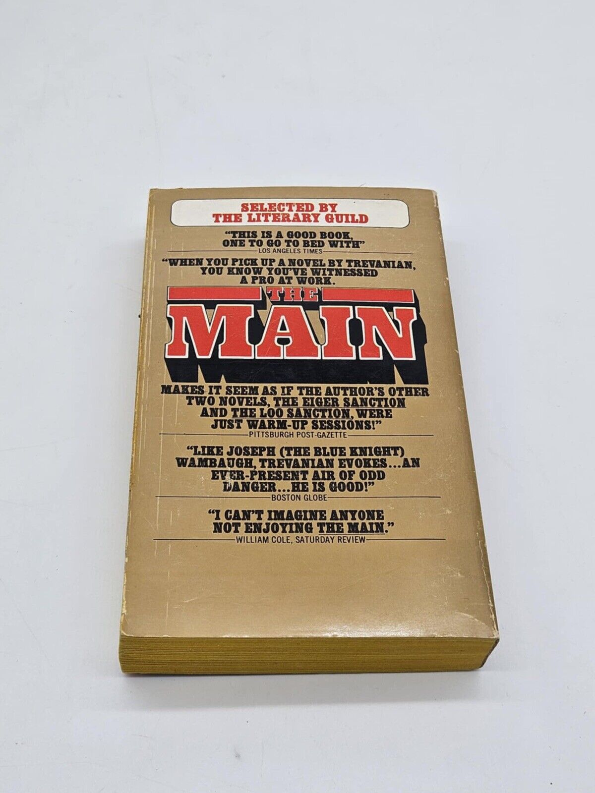 THE MAIN TREVANIAN UNDERWORLD CLAUDE LAPOINTE P/B 1977 JOVE MURDER MYSTERY