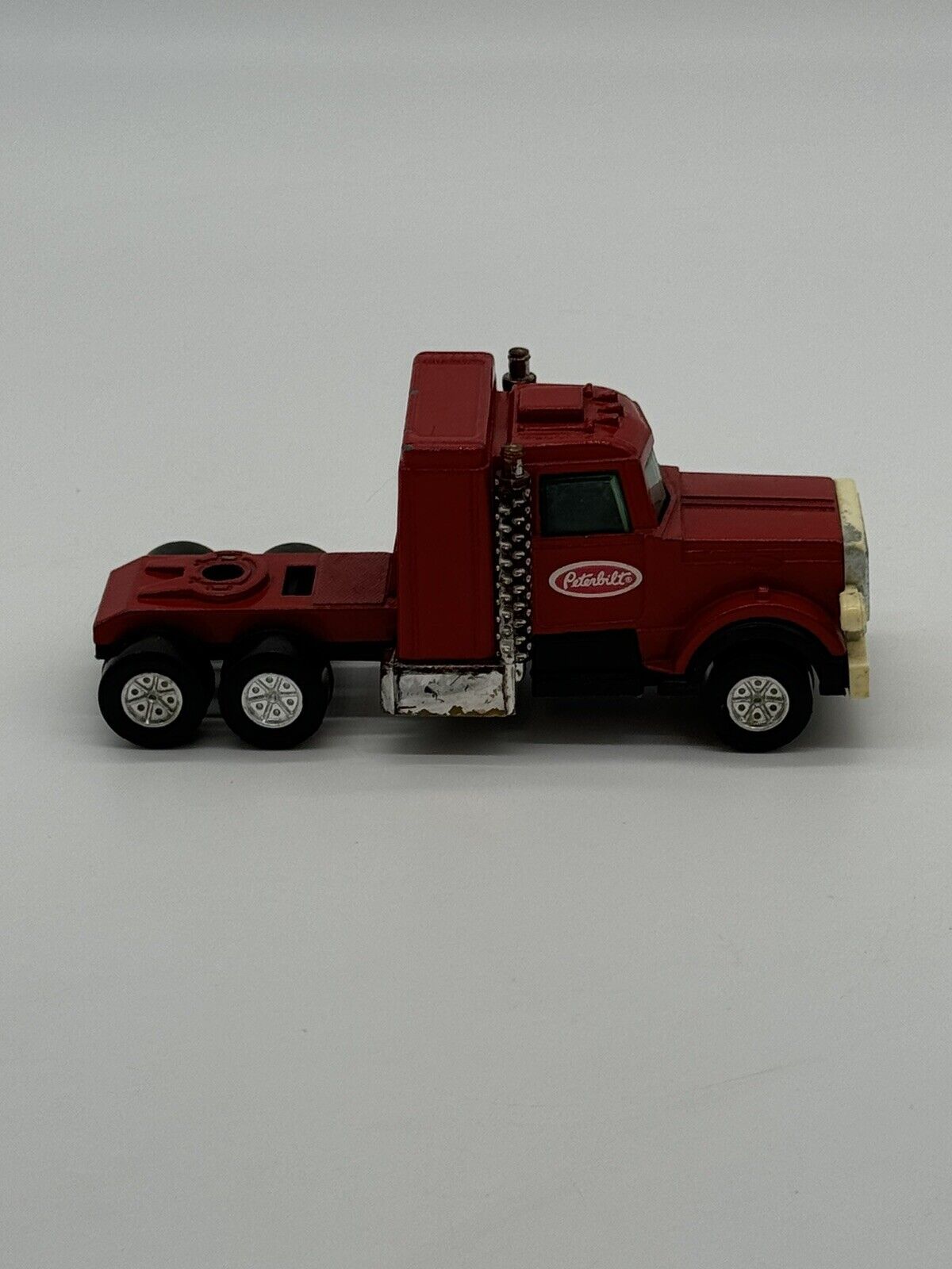Vintage Tootsie toy Peterbilt Cab Semi Truck Tractor Intercontinental Trailer