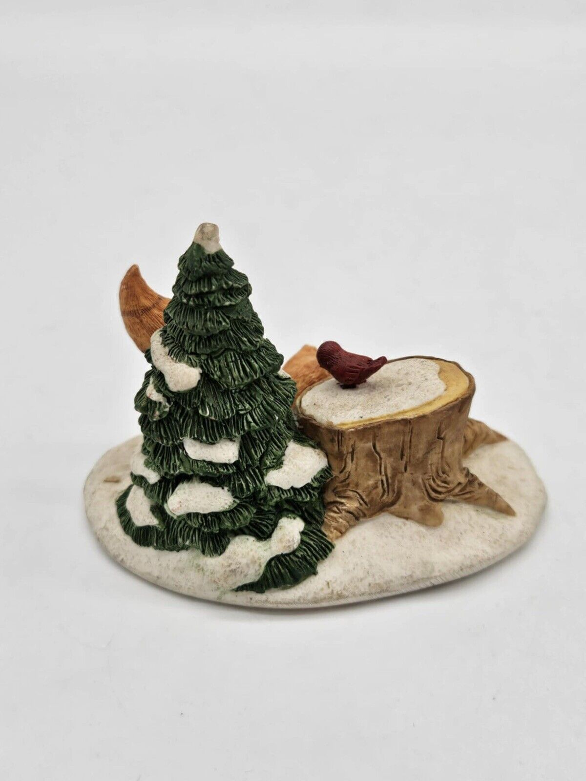 Ceramic Outdoor Fox & Mouse Scene Decor