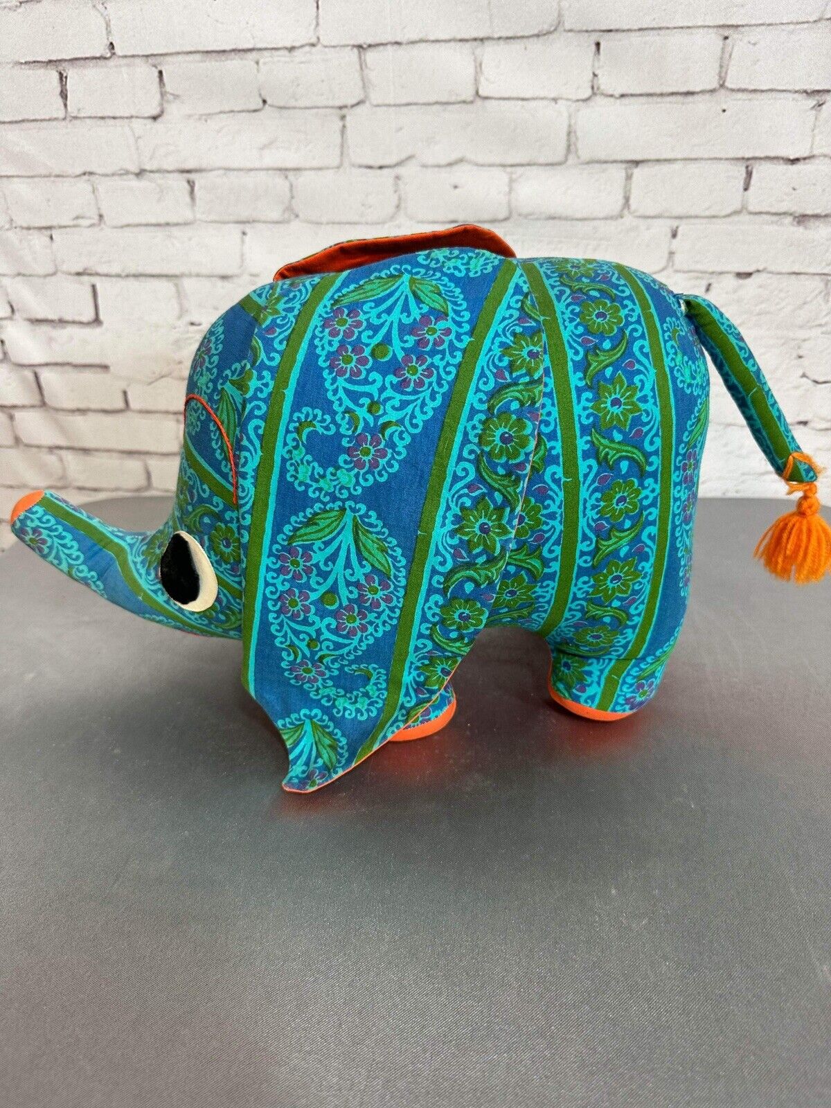 Design By Thai Colorful Made By Hand In Thailand Plush Elephant QCC MISC