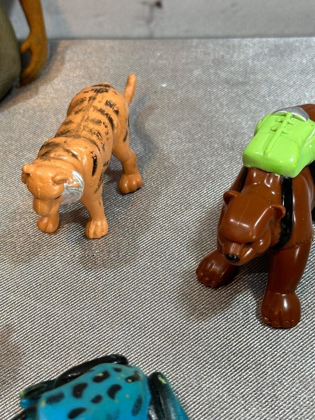 Vintage LOT of 16 Toy Animals 1960s 1970s 1980s VTY