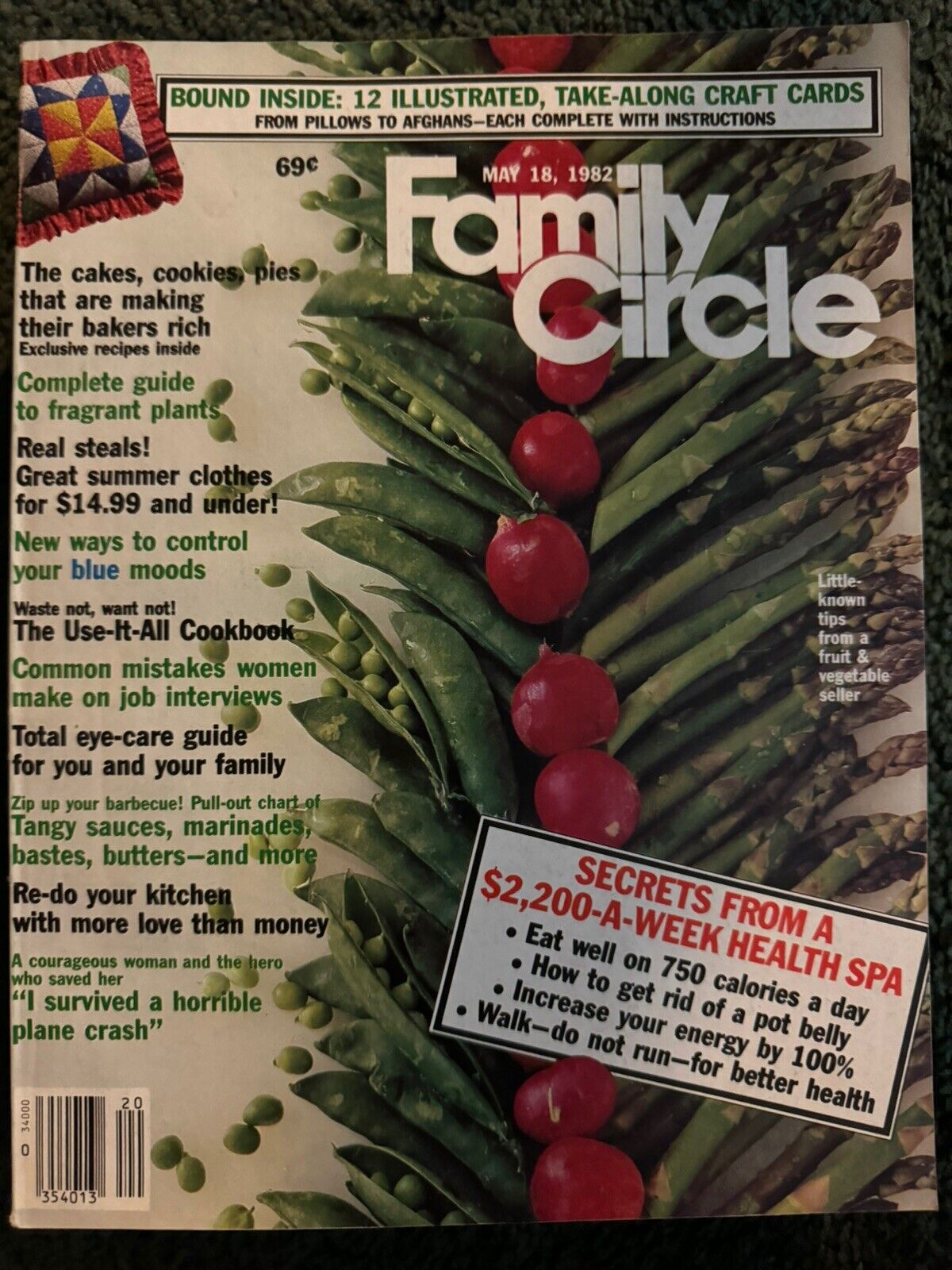 Family Circle magazine lot - Early 1980's lot of 9 - Vintage Back Issue