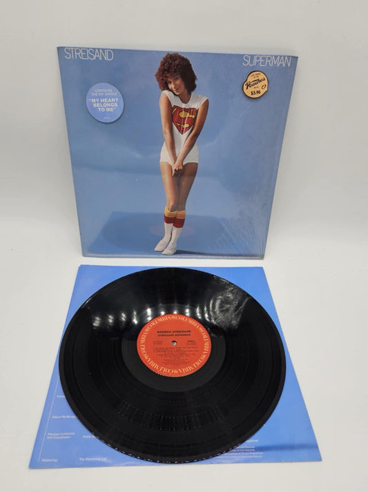 Barbra Streisand Superman Vinyl LP Record (VG, Columbia 1977)