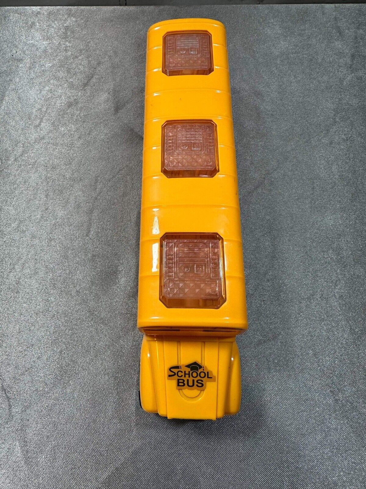 School Bus with Flashing LED Lights and Bus Sounds. Bump and Go Action VTY