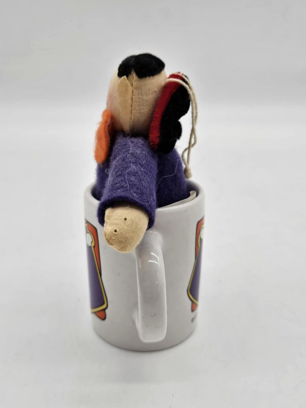 ADORABLE Vintage Dracula Coffee Cup w/ Plush Dracula