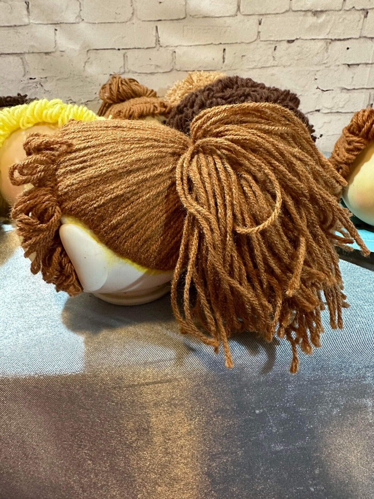 LOT of CABBAGE PATCH KID - BABY DOLL HEADS - 4.5 INCH VINTAGE 1984 VCTY