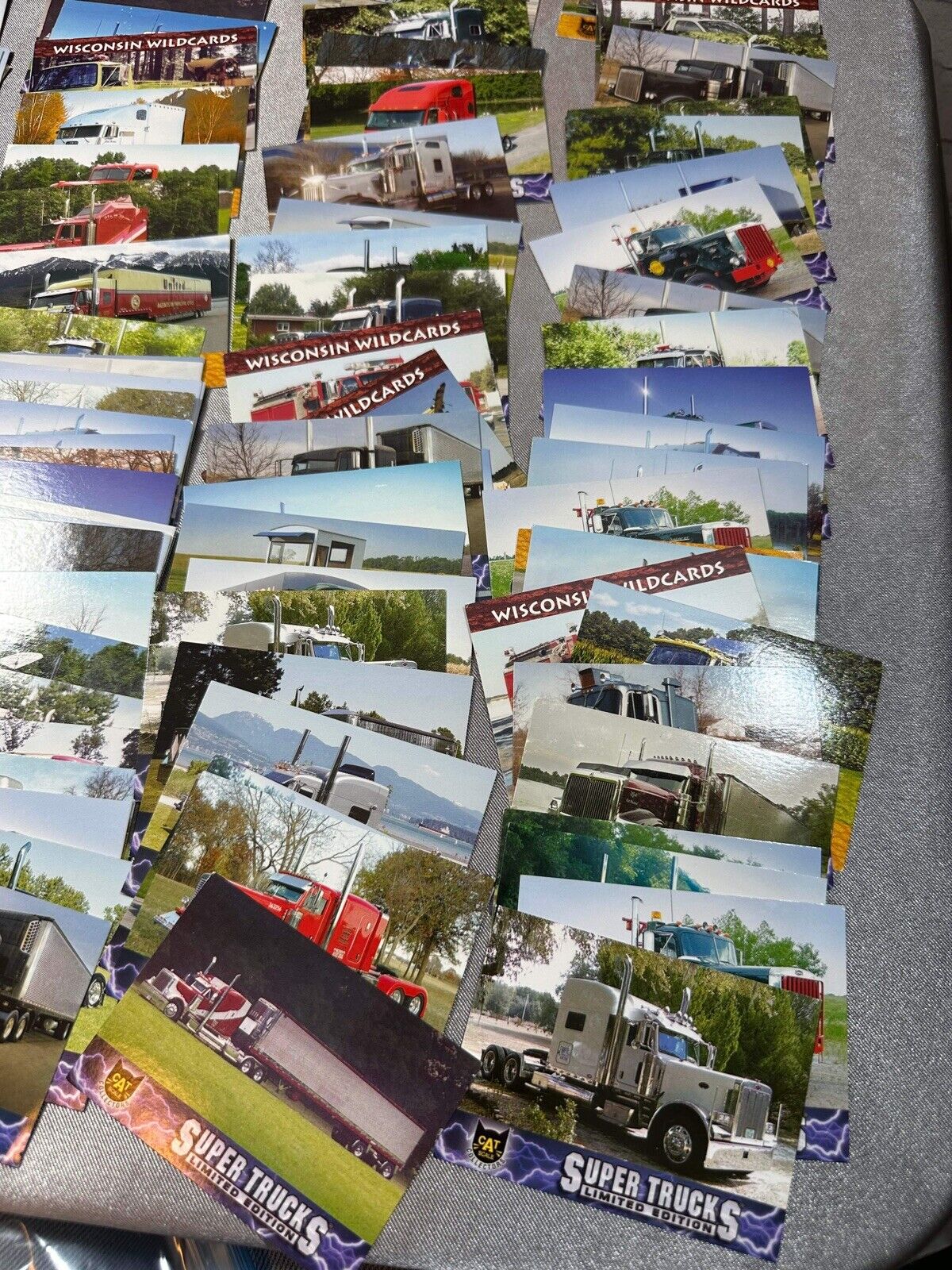 CAT Scale Collectors Cards - Super Trucks Limited Edition - Lot of 100 Total QCC