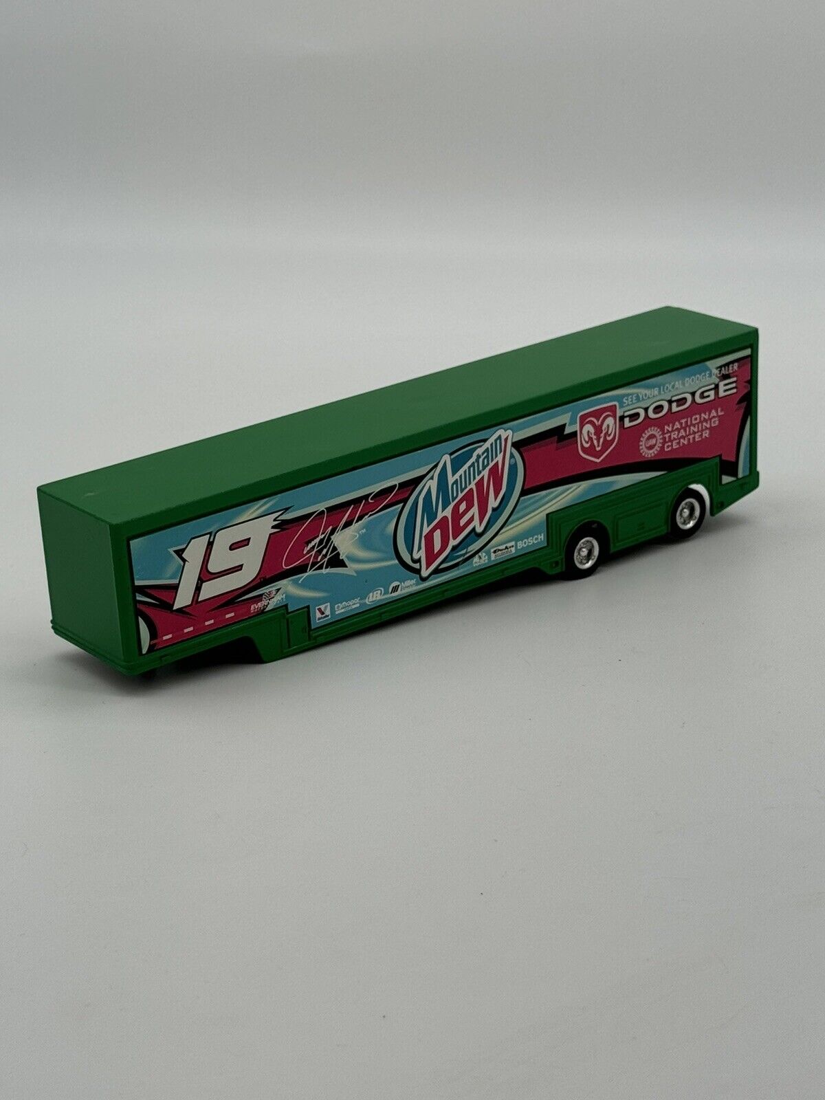 Casey Atwood Mountain Dew Car Hauler Trailer 1:64 Scale