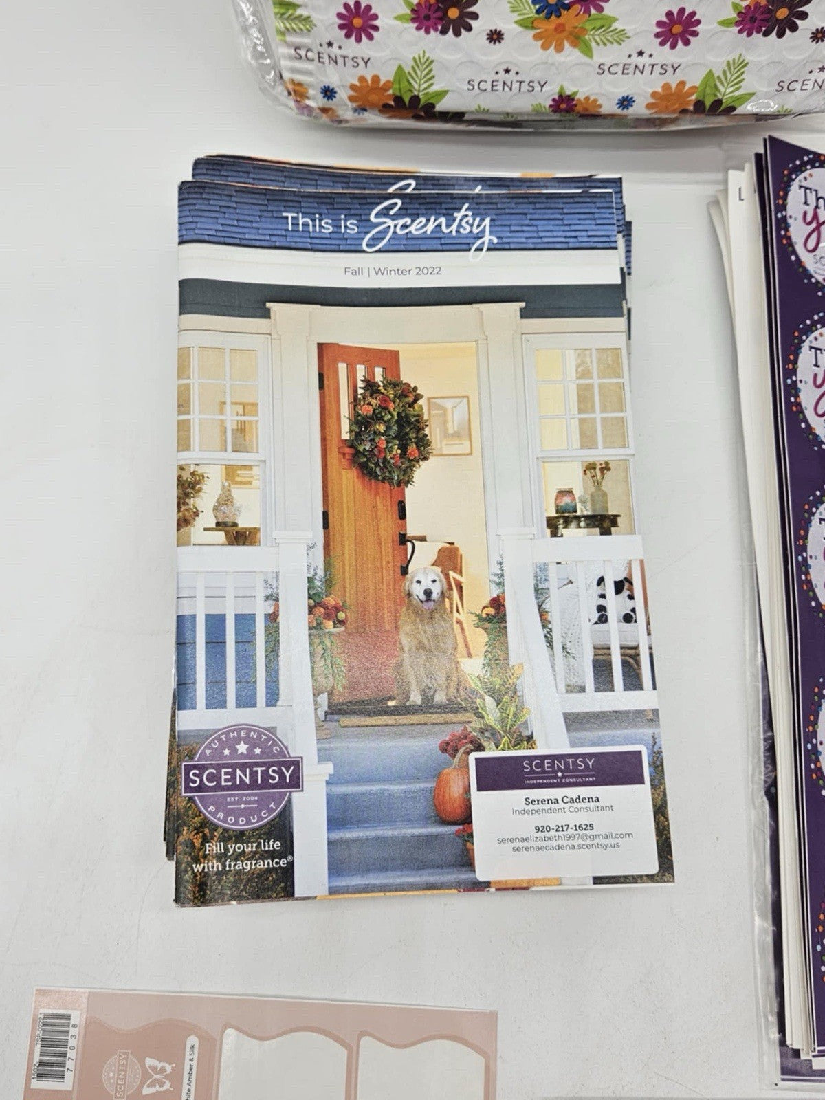Huge Scentsy Consultant Supplies Lot Thank You’s, Booklets & Gift Bags, Labels