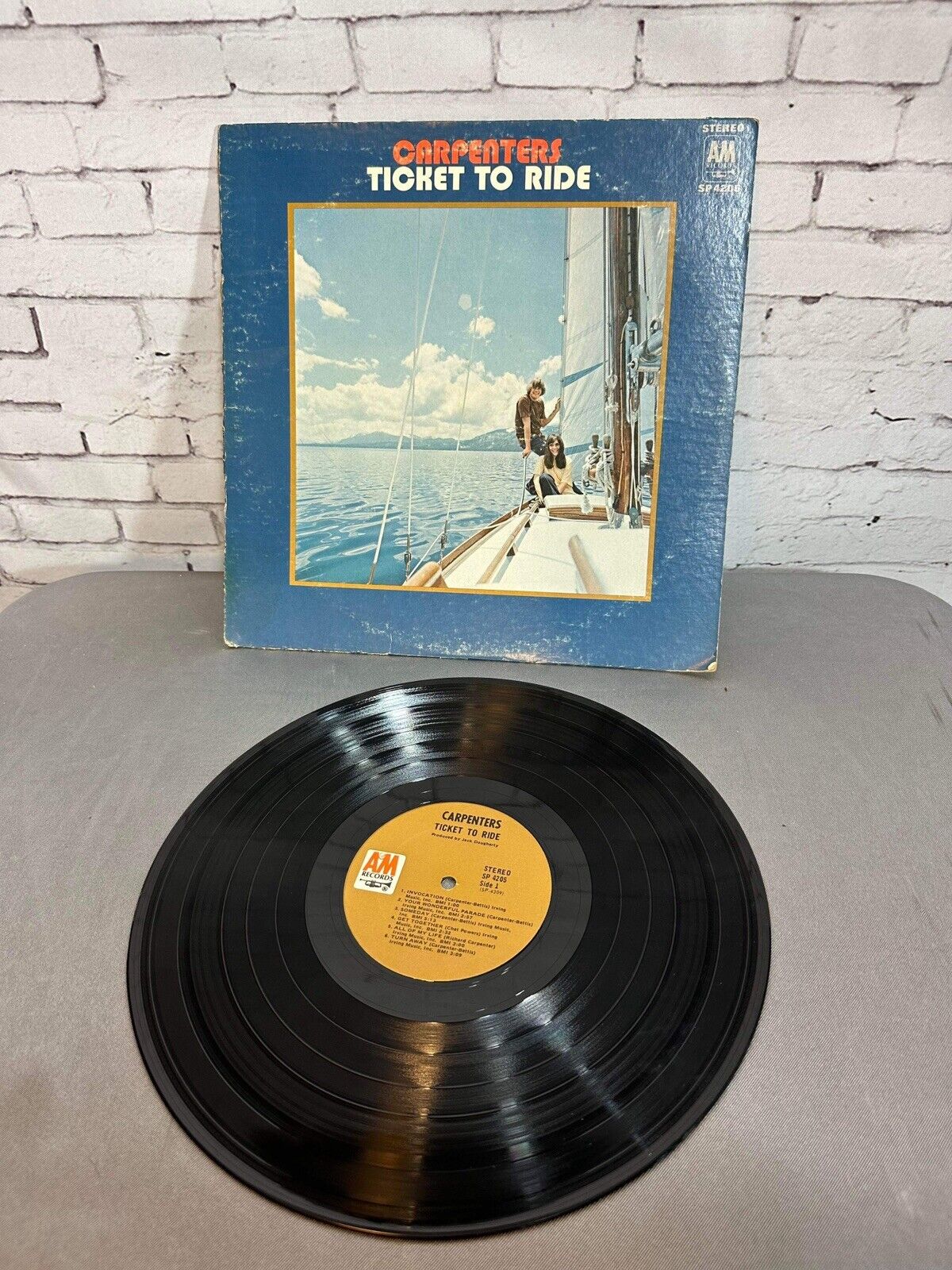 Carpenters - Ticket To Ride - SP 4205 - LP Vinyl Album - VG+