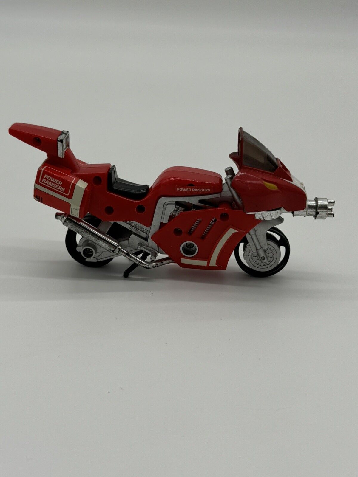 1993 Mighty Morphin Power Rangers RED TYRANNOSAURUS REX BATTLE BIKE 005