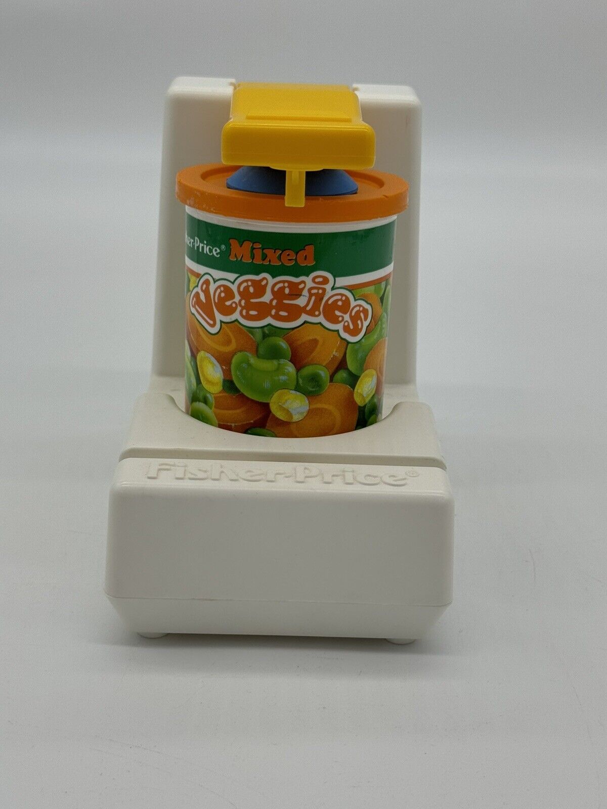 1987 FISHER PRICE Play Food CAN OPENER Set Fun With Food Kitchen Cooking Vintage