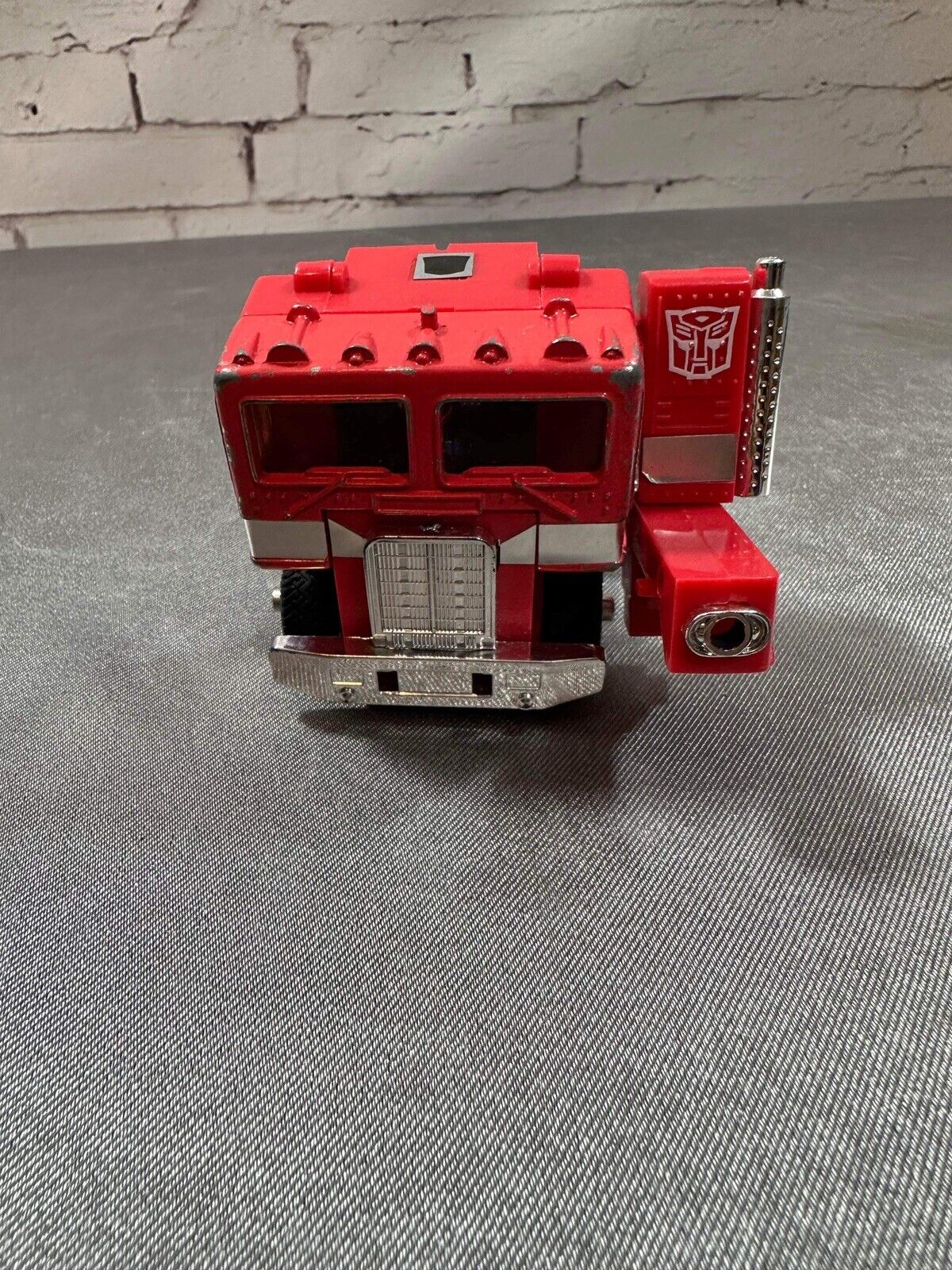Vintage Transformers G2 1992 Rare Gray Trailer Optimus Prime - Incomplete VTY
