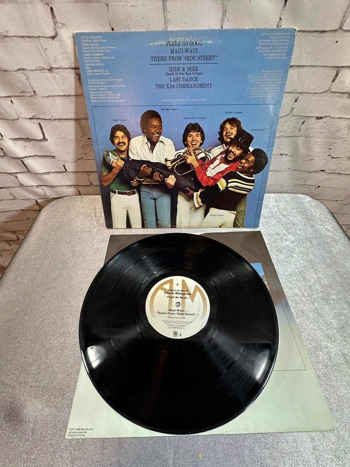 Original 1977 Chuck Mangione "Feels So Good" Vinyl Record