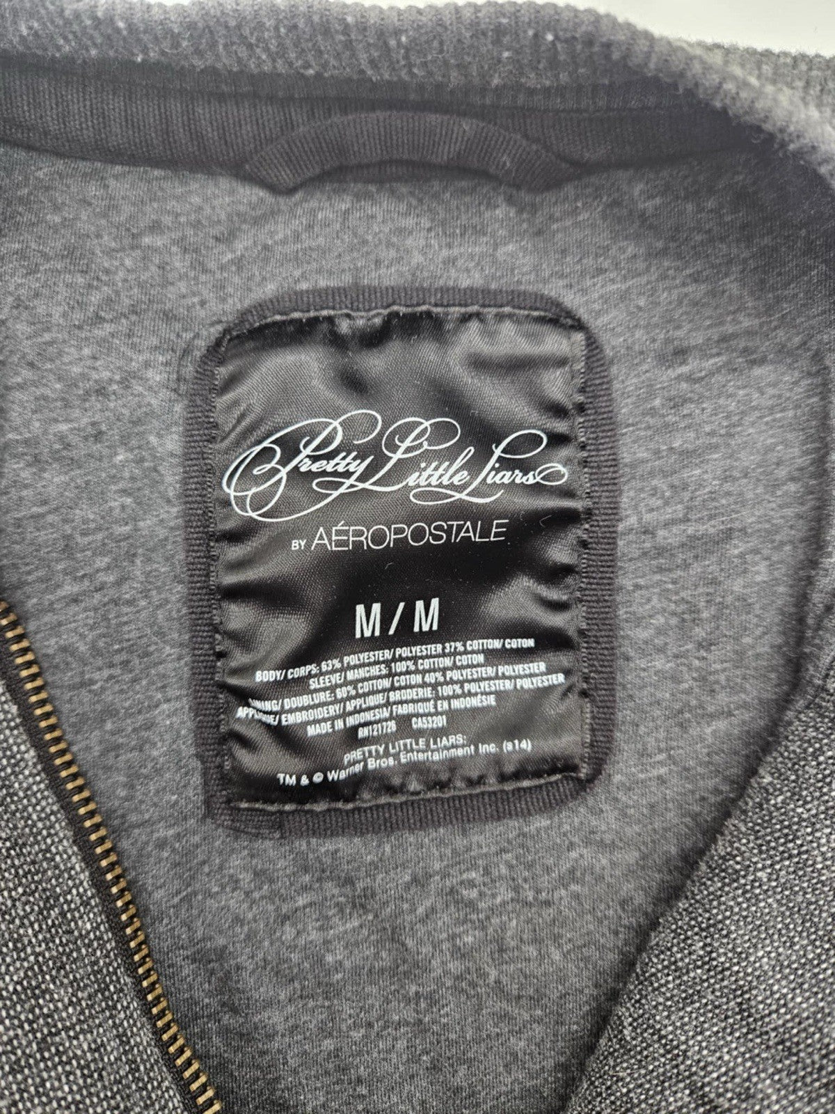 Pretty Little Liars Varsity Jacket Aeropostale Tiger Size M Junior Womens