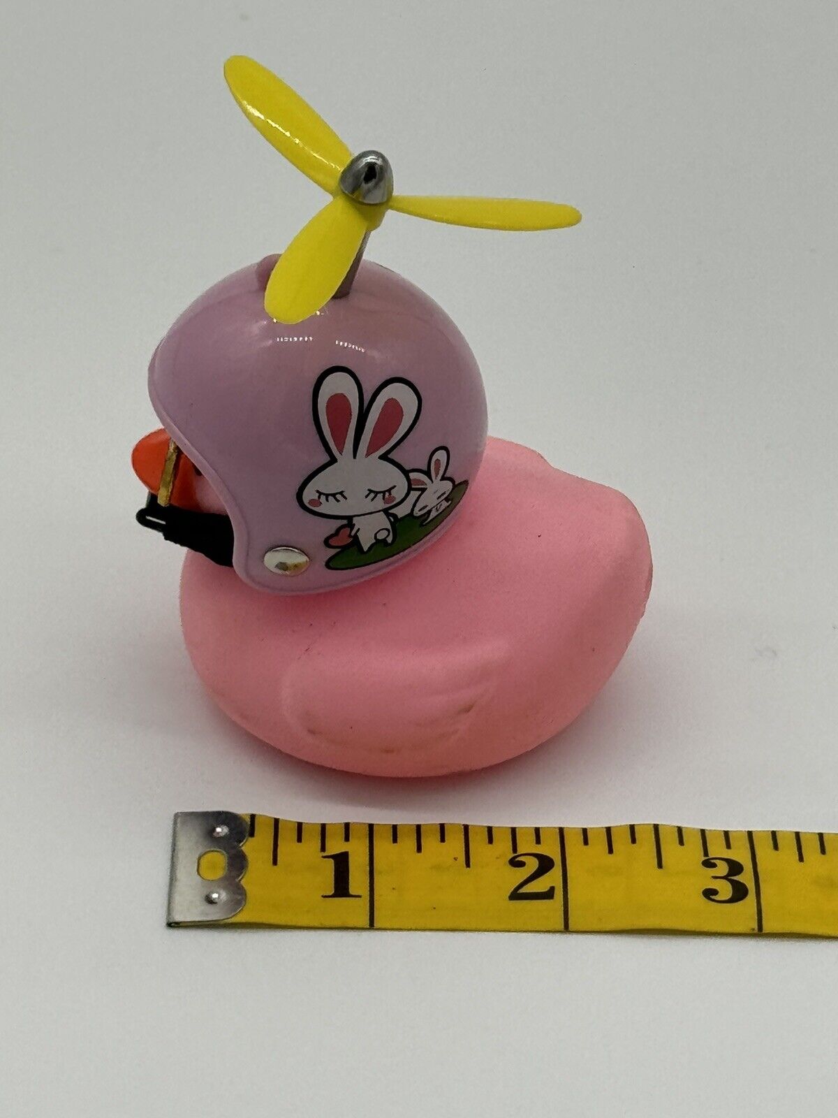 1 Mommy Bunny Helmet Pink Rubber Duckie W/ Propeller 005