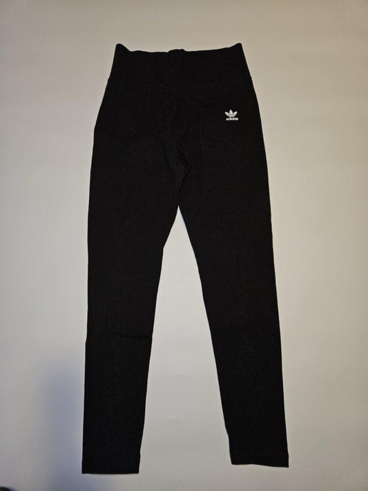ADIDAS ORIGINALS WOMEN'S TREFOIL TIGHTS ~ SIZE MEDIUM  #H06625 BLACK