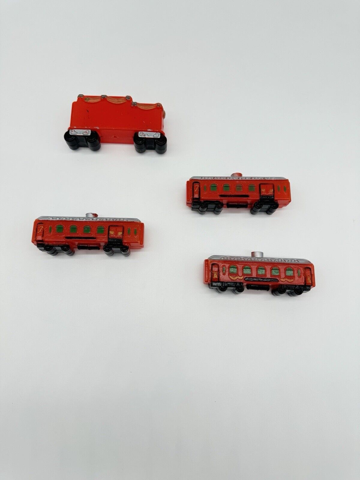 Old Vintage Plastic Train Cars