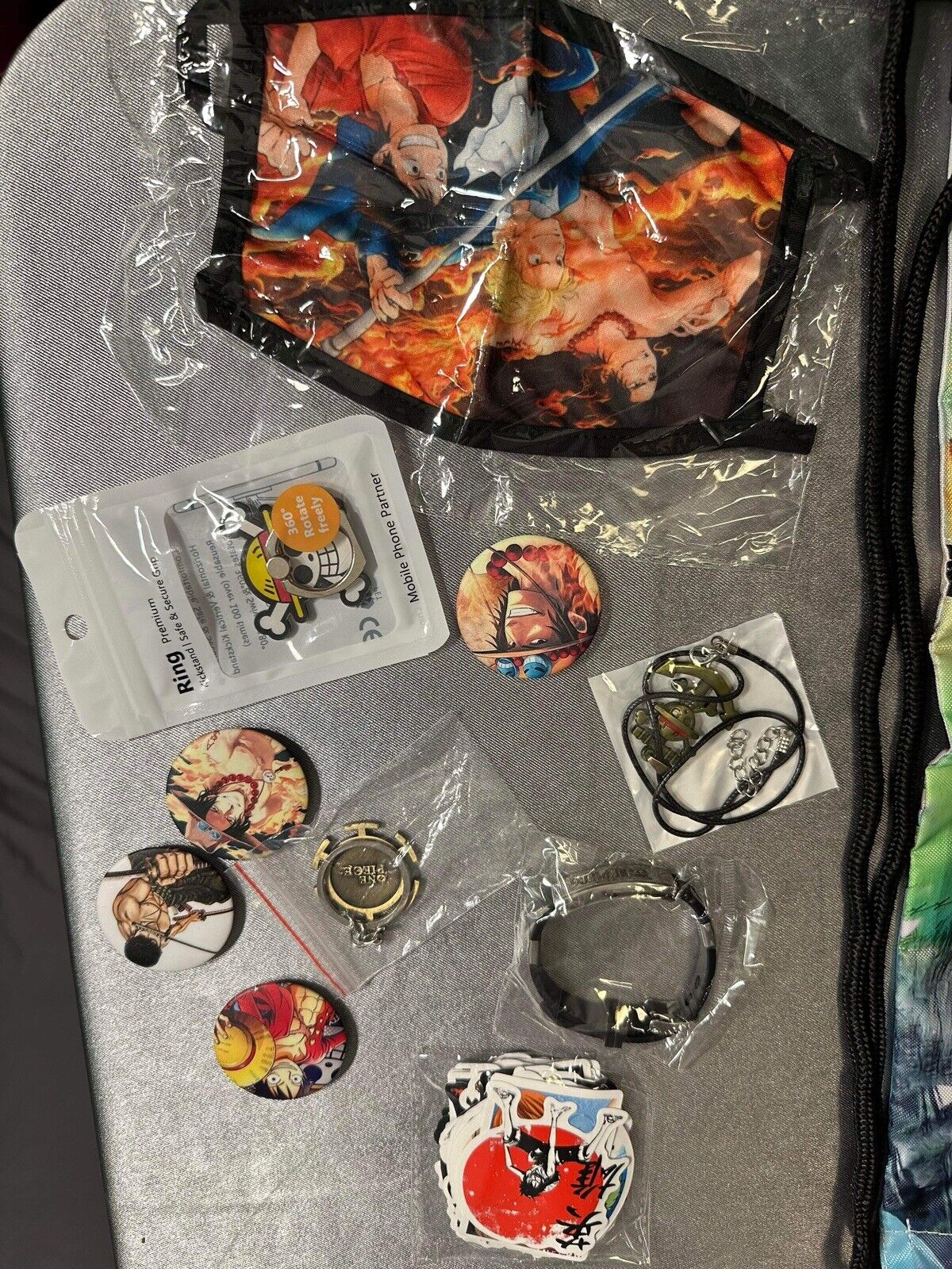 One Piece Anime Collectible Set Backpack, Stickers, Pins & MORE! CTY QCC