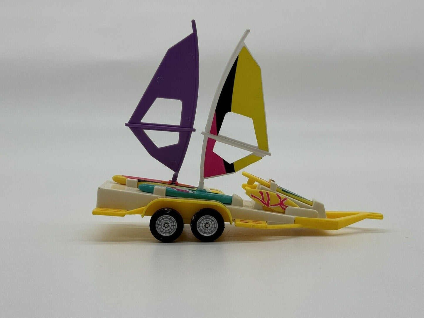 RARE FIND! Vintage 1980s Surfboard & Wind Board Toy Trailer VTY