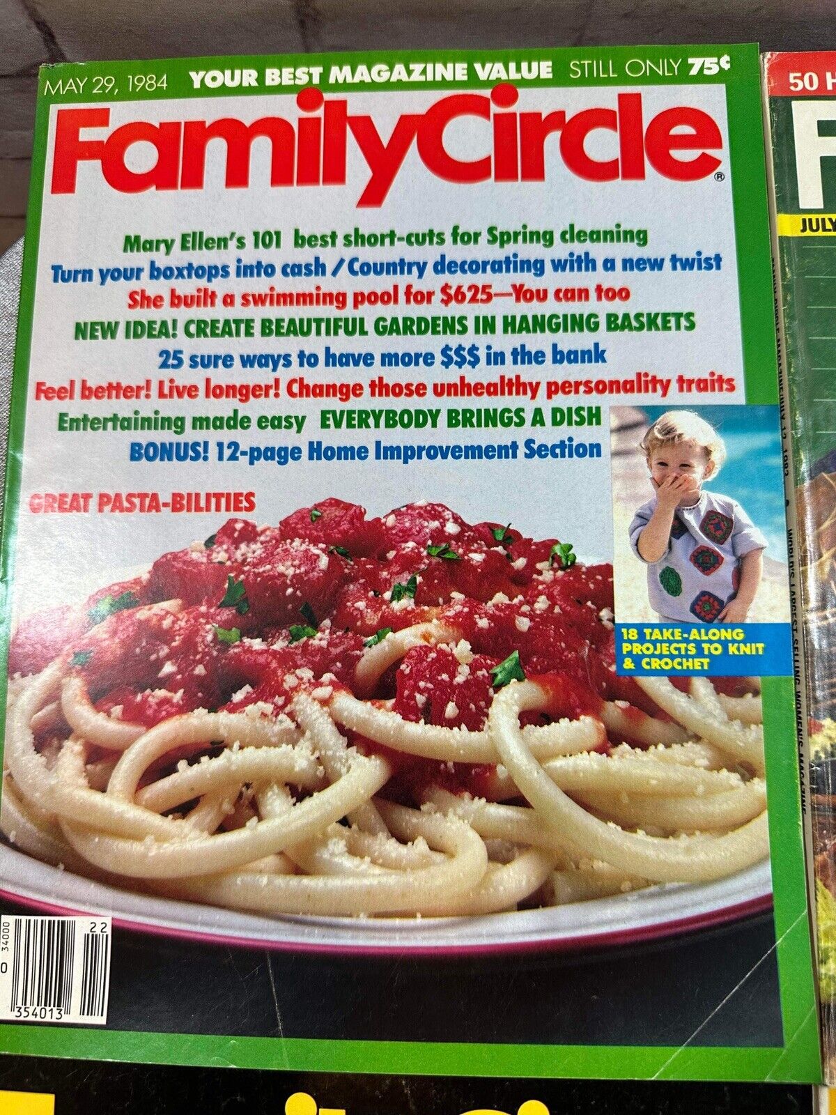 Family Circle magazine lot - Early 1980's lot of 6 - Vintage Back Issue