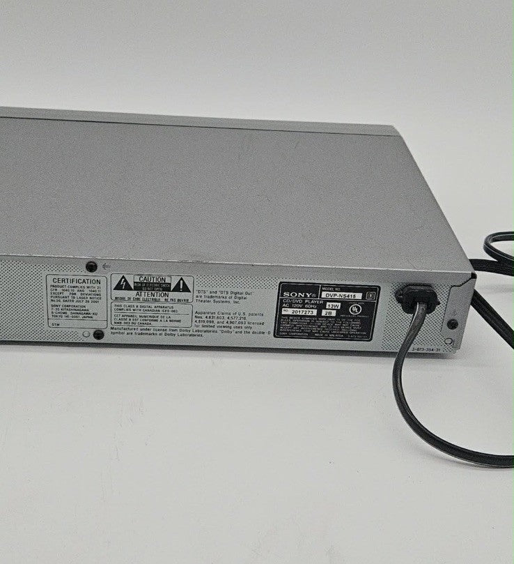 Sony DVP-NS415 DVD Player TESTED EB-7780