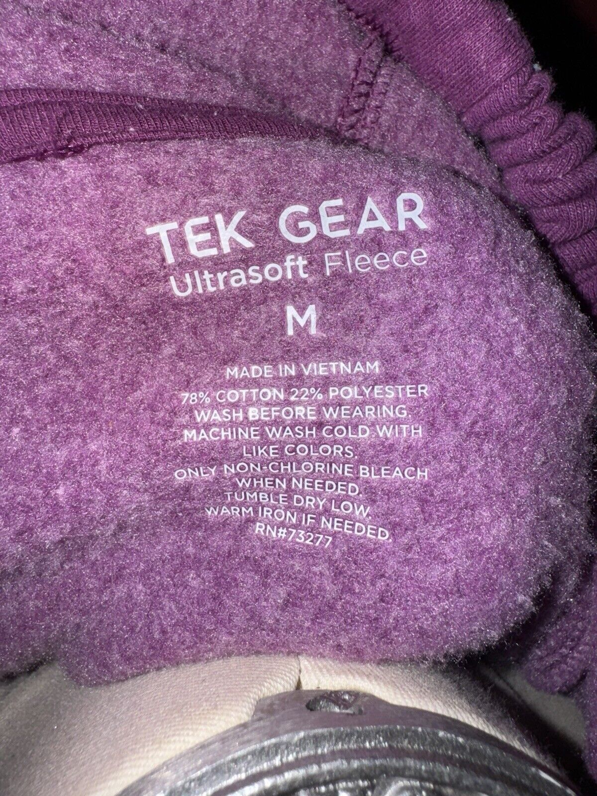Tek Gear Women's Ravishing Orchid Ultrasoft Fleece Pullover Hoodie - Sz M WCLTH