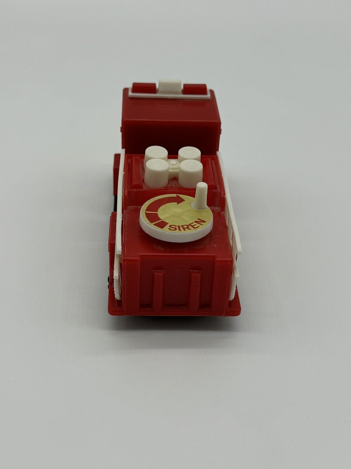 Vintage Toy Fire Truck w/ Wind Up Siren