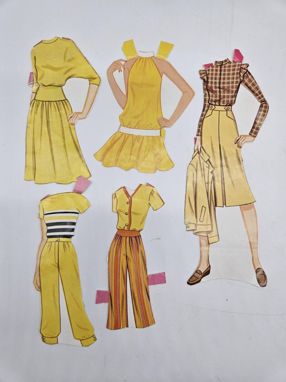 1984 Crystal Barbie Paper Doll & Paper Clothes