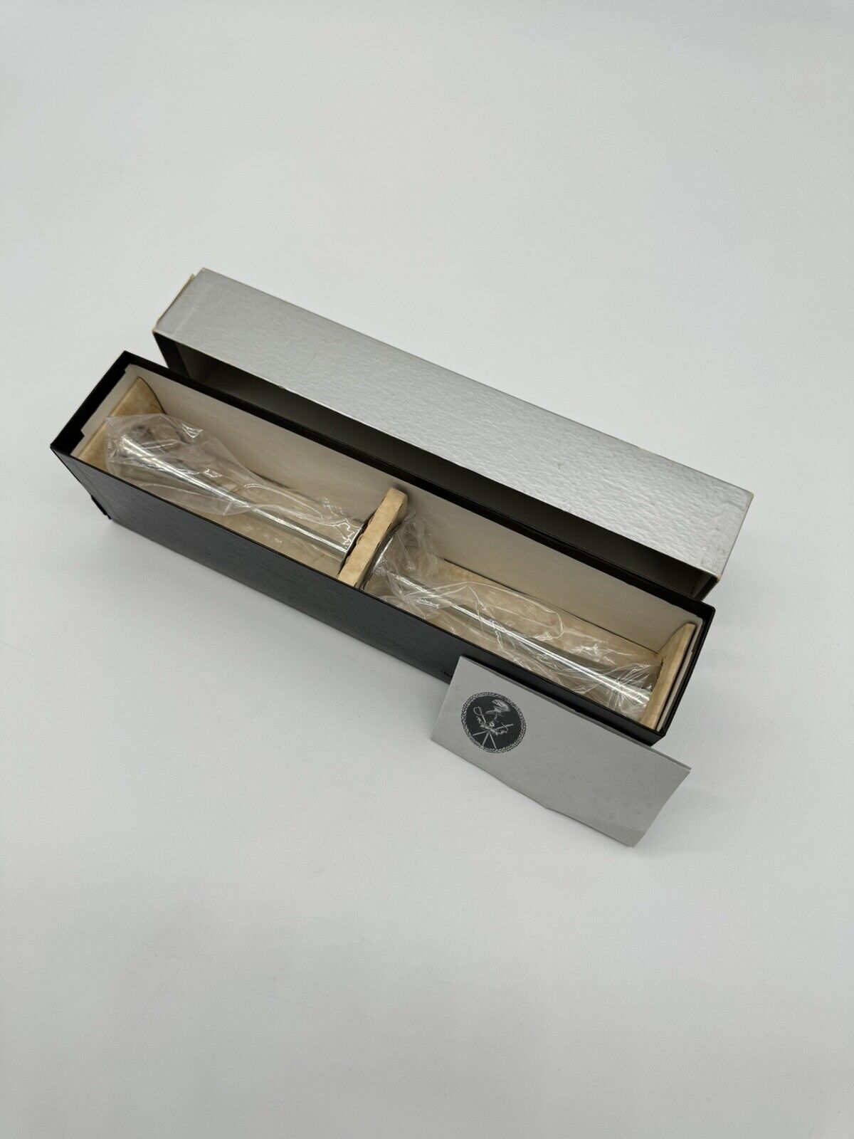 Arthur Salm AS Solingen Germany Candlestick  Holder 6” Tapered MCM Metal NIB