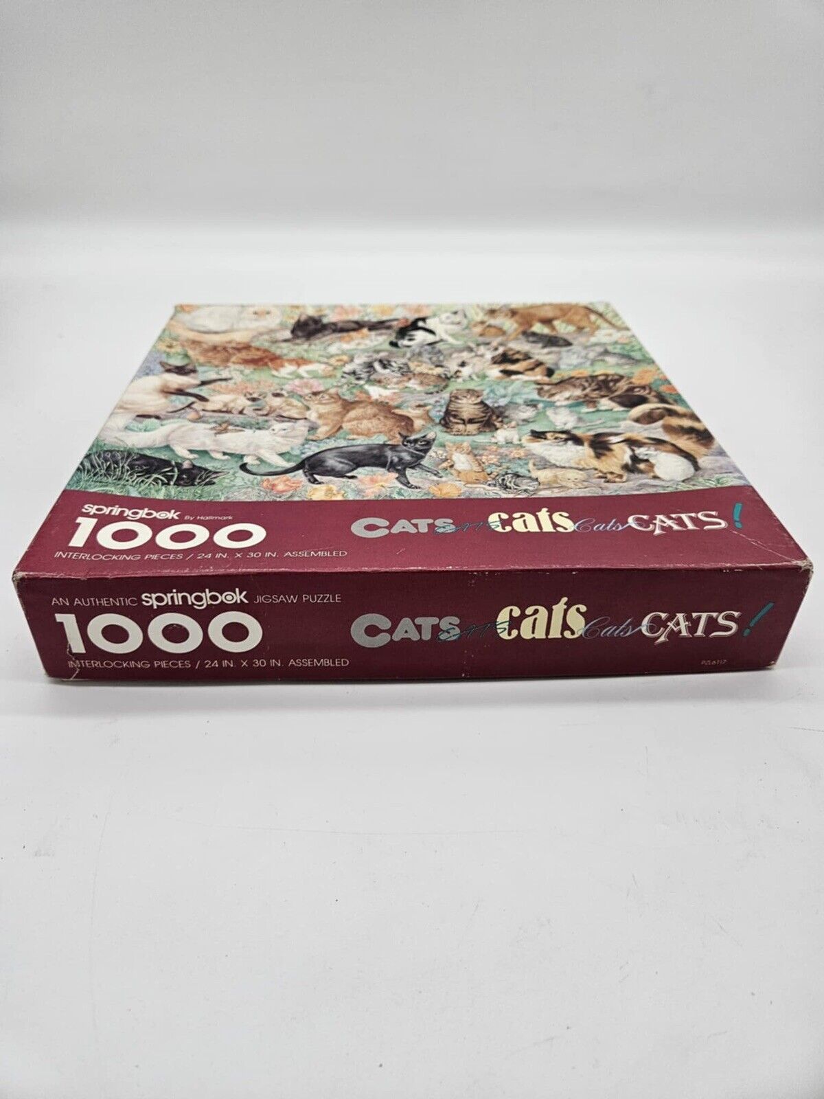 VTG Springbok Cats Cats Cats Cats 1000 Piece Jigsaw Puzzle 24" x 30" PZL6117