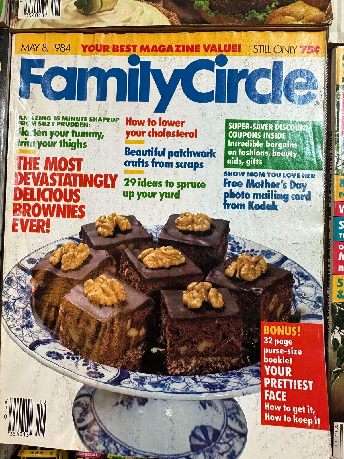 Family Circle magazine lot - Early 1980's lot of 6 - Vintage Back Issue