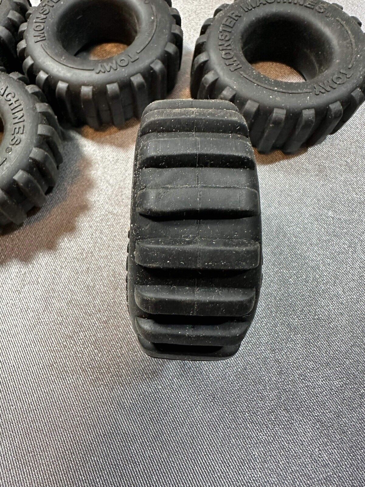 6 Vintage 1986 Monster Machine TOMY Truck Tires VTY 003