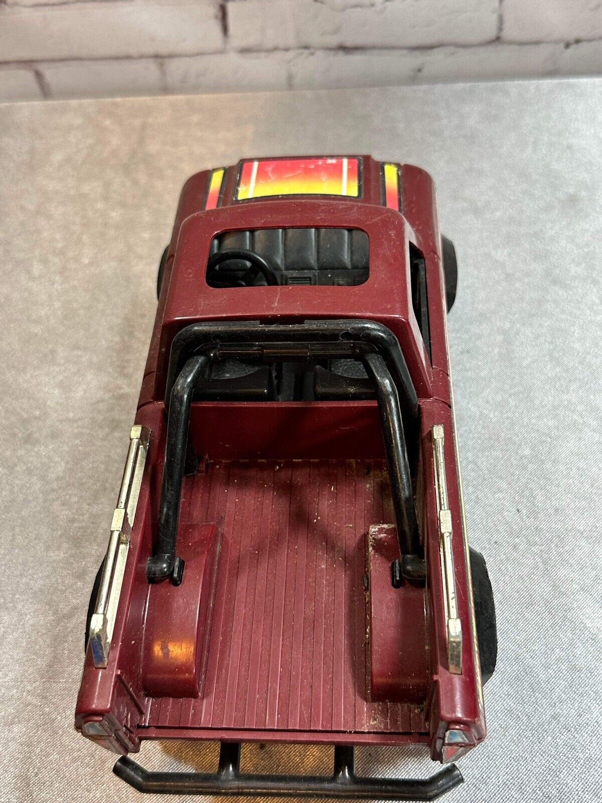 Trail Boss 4x4 truck with roll bar and lights 1983 Fisher Price 10 inch VTY