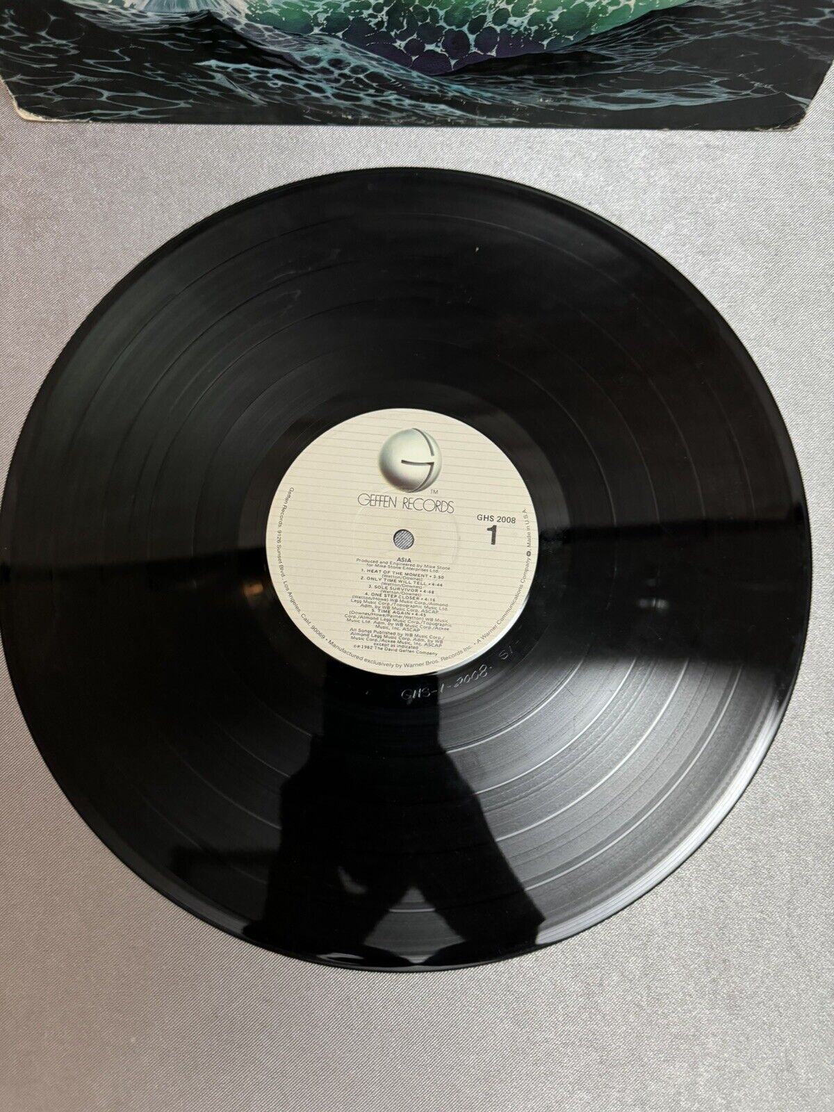 ASIA Self Titled Vinyl LP Geffen 1982 GHS-2008 VG+