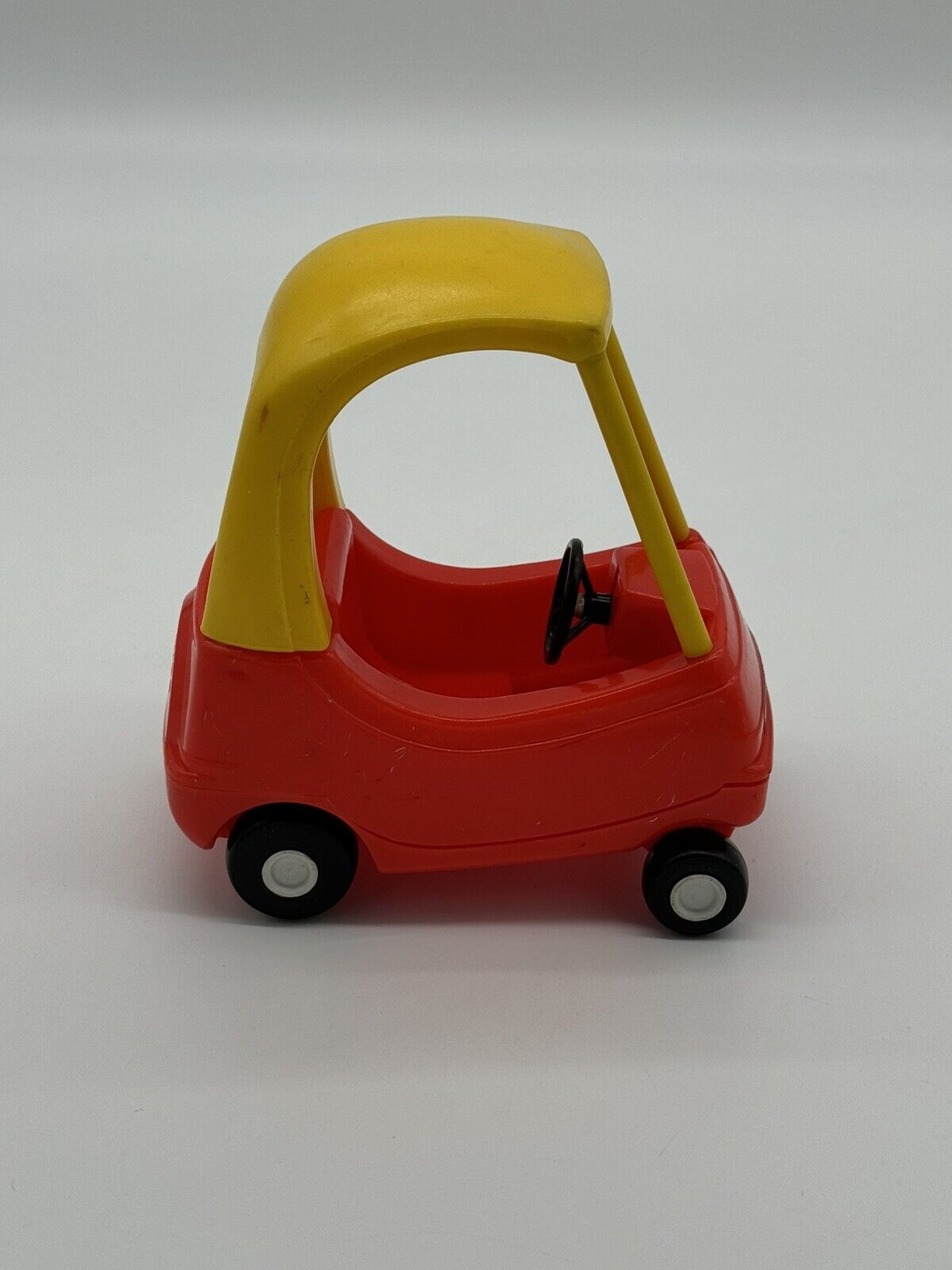 Little Tikes Dollhouse Cozy Coupe Miniature Vintage Mini Doll Car 6” VTY 005