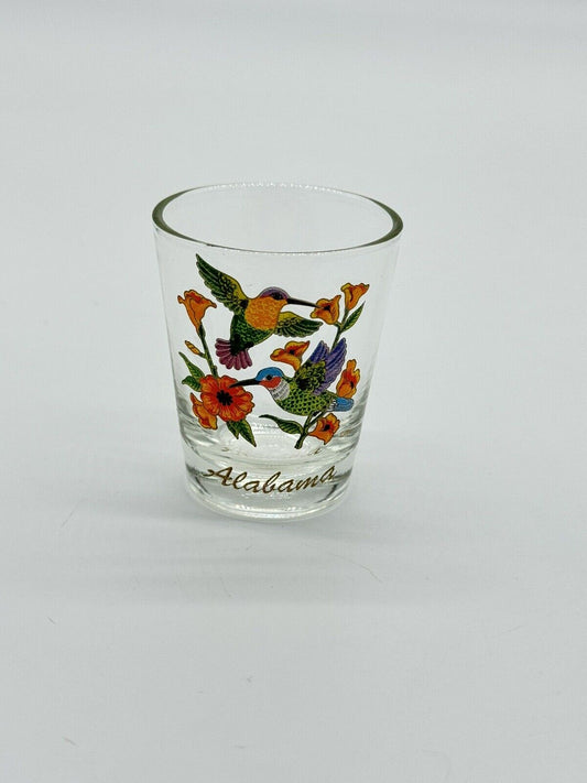 Alabama Collectable Hummingbird Shot Glass