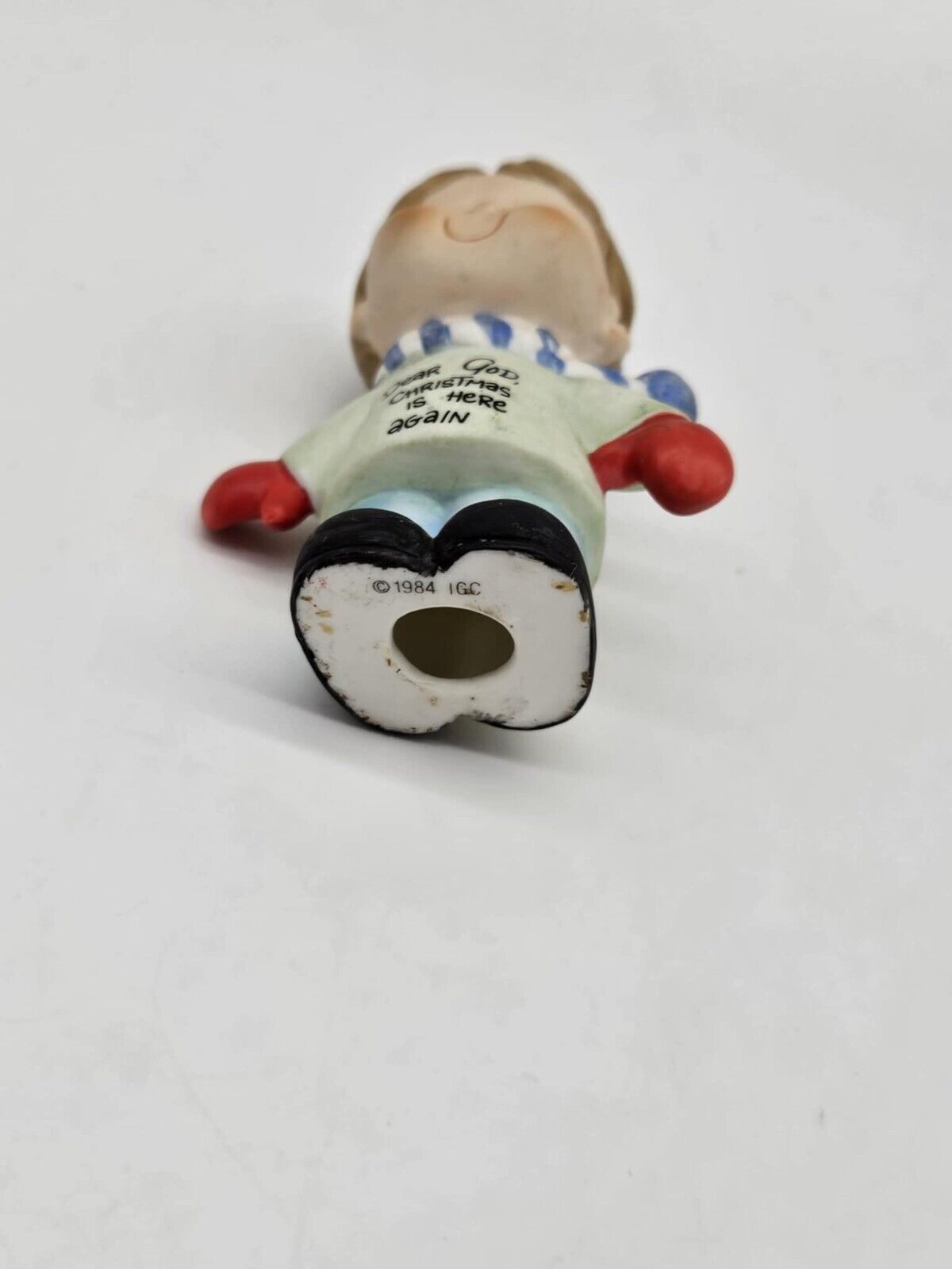 Vintage 1980s 1984 Dear God Kids ‘It’s Christmas Again’ Figurine