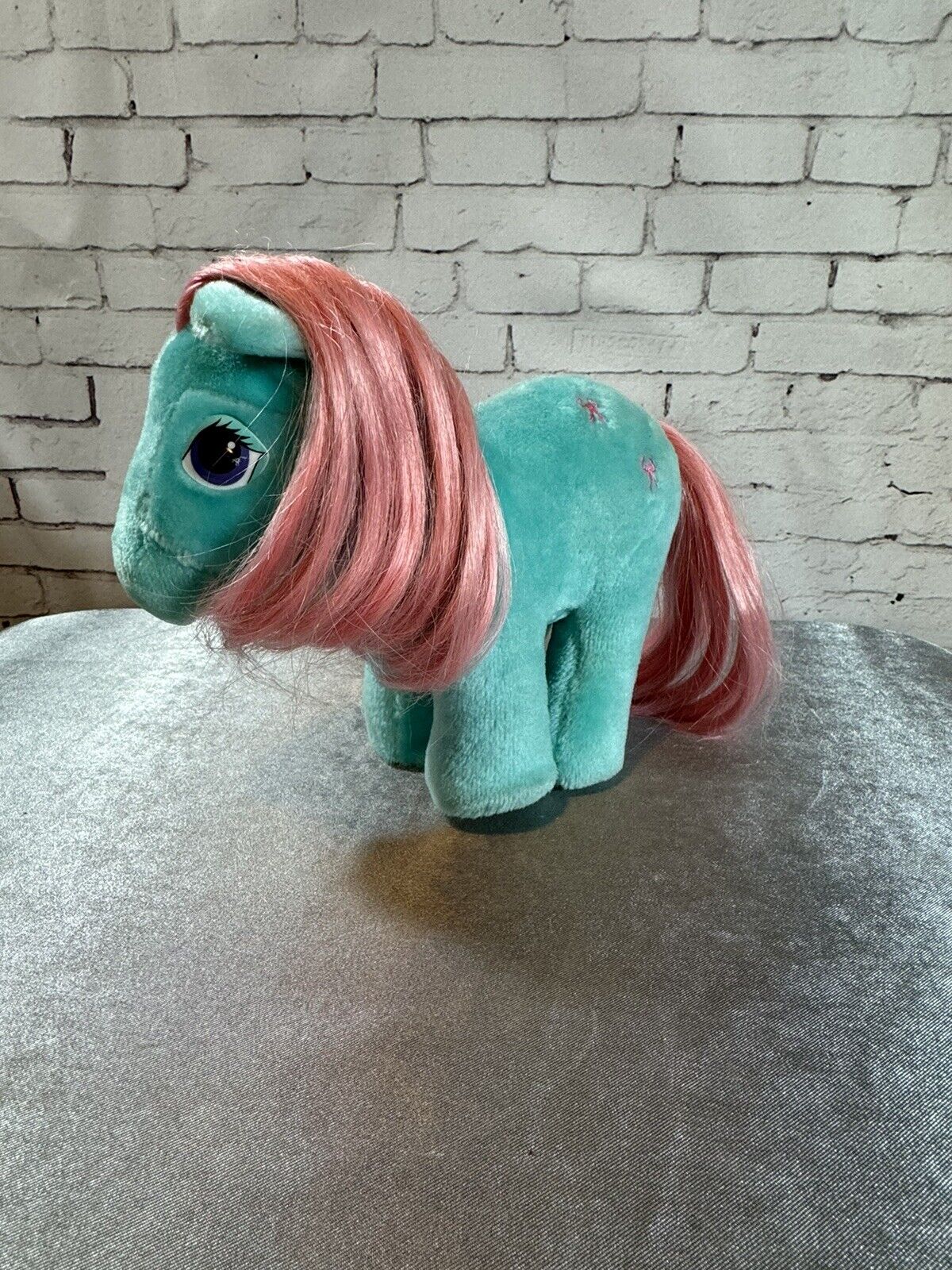 My Little Pony Vintage G1 Hasbro Softies Bow-Tie Plush Stuffed Animal VCTY