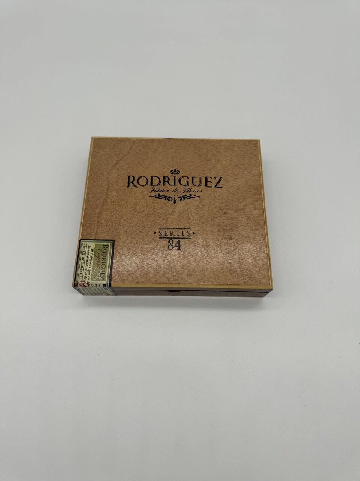 Vintage Wood Rodriguez CubanCigar Box