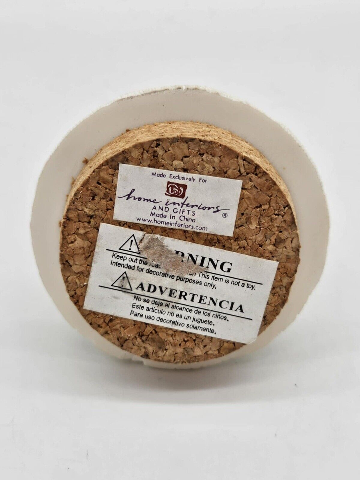 Home Interiors Snowman Candle Topper Small Family Winter Christmas