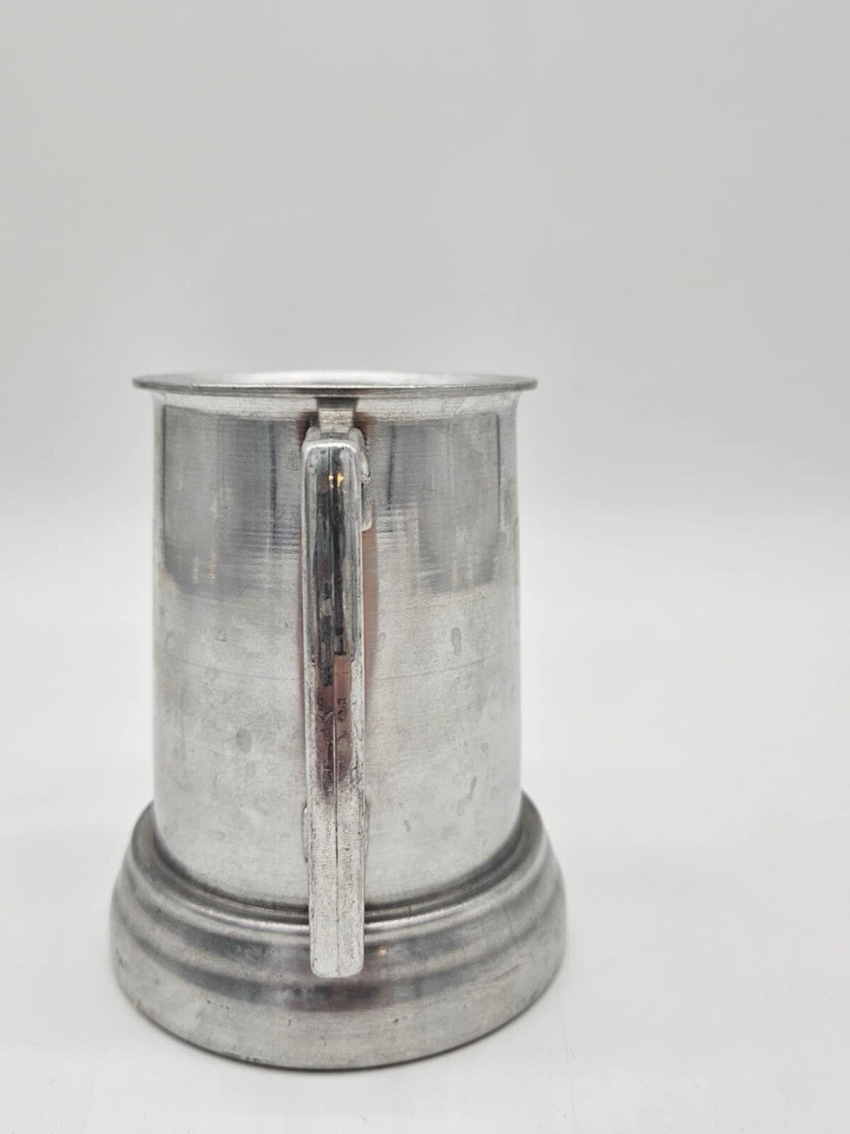 Vintage Playboy Club Bunny Tankard Aluminum Stein Mug W/ Glass Bottom 1960-1970