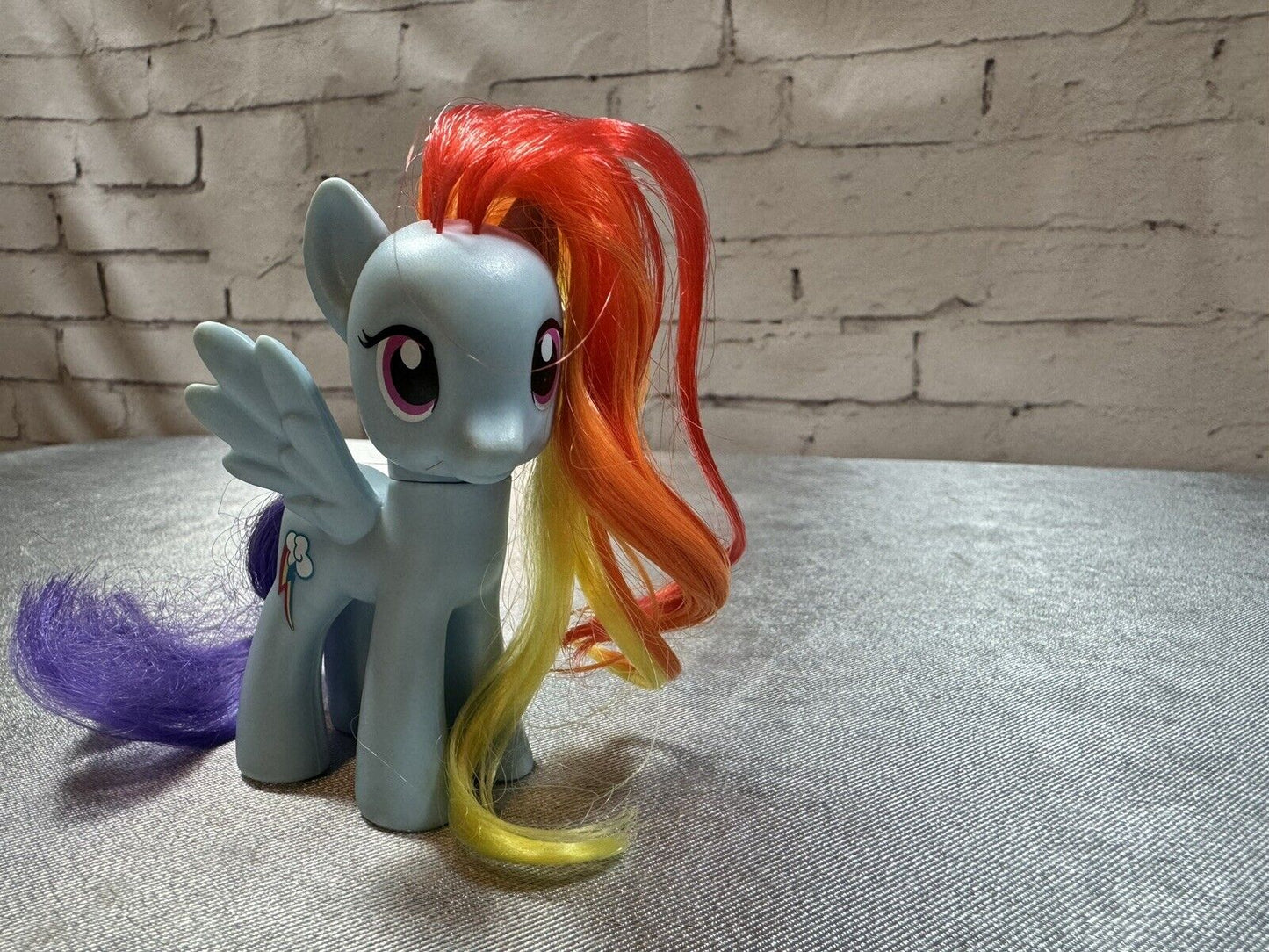 My Little Pony G4 Rainbow Dash Brushable Toy Used As Is C1-2