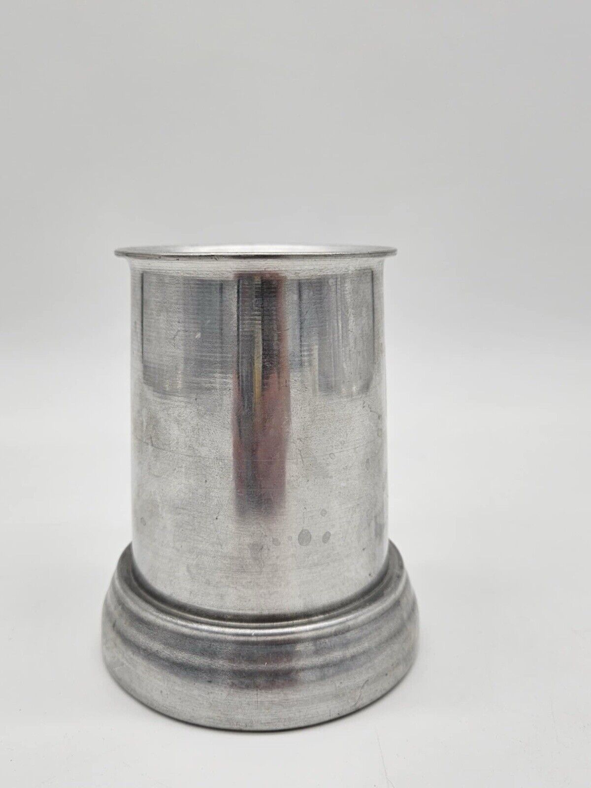 Vintage Playboy Club Bunny Tankard Aluminum Stein Mug W/ Glass Bottom 1960-1970